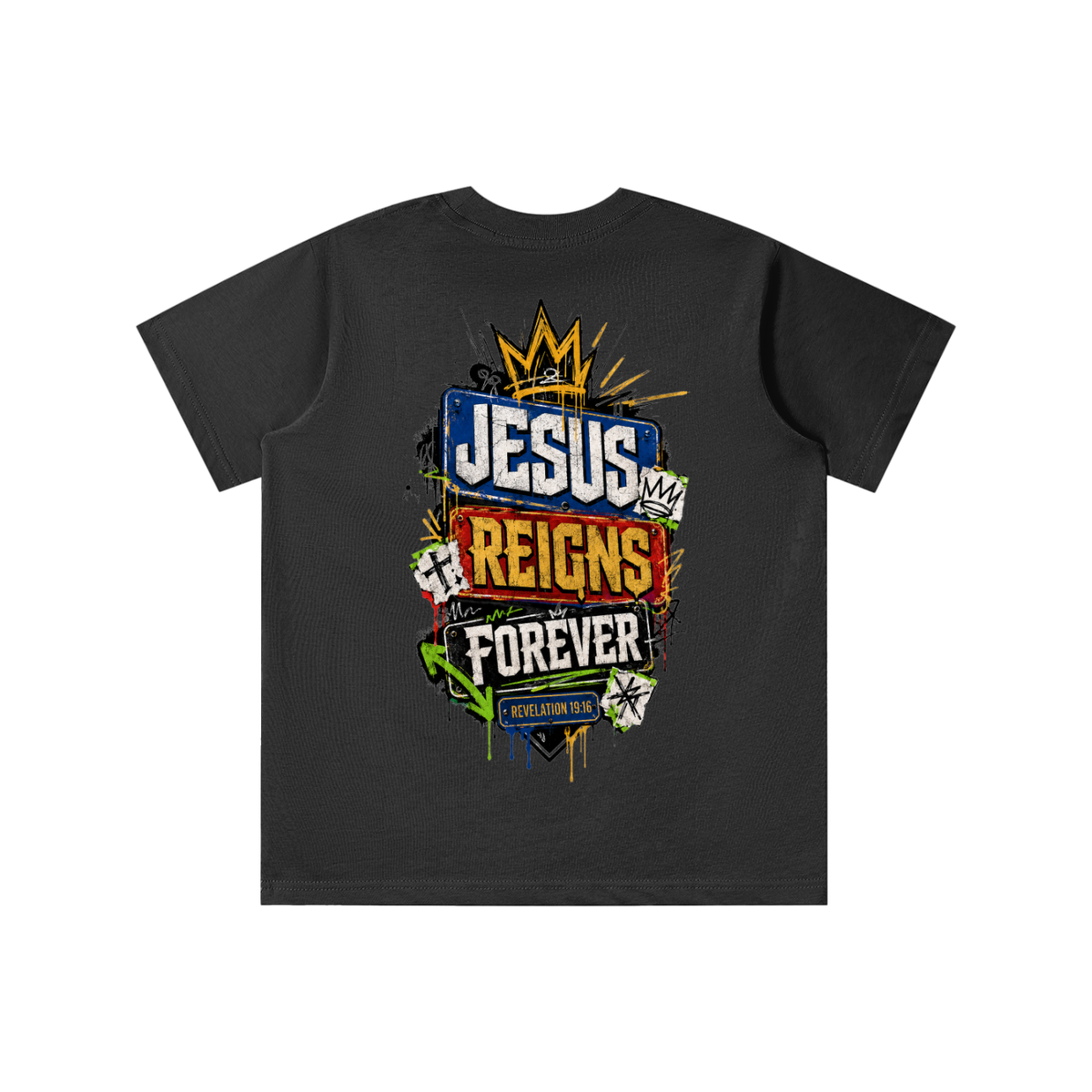 Jesus Reigns Forever youth T-shirt