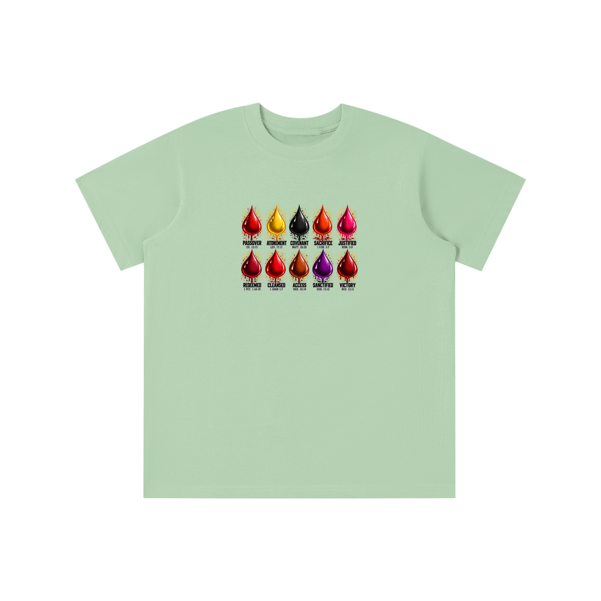 10 BLOOD LOGOS youth T-shirt