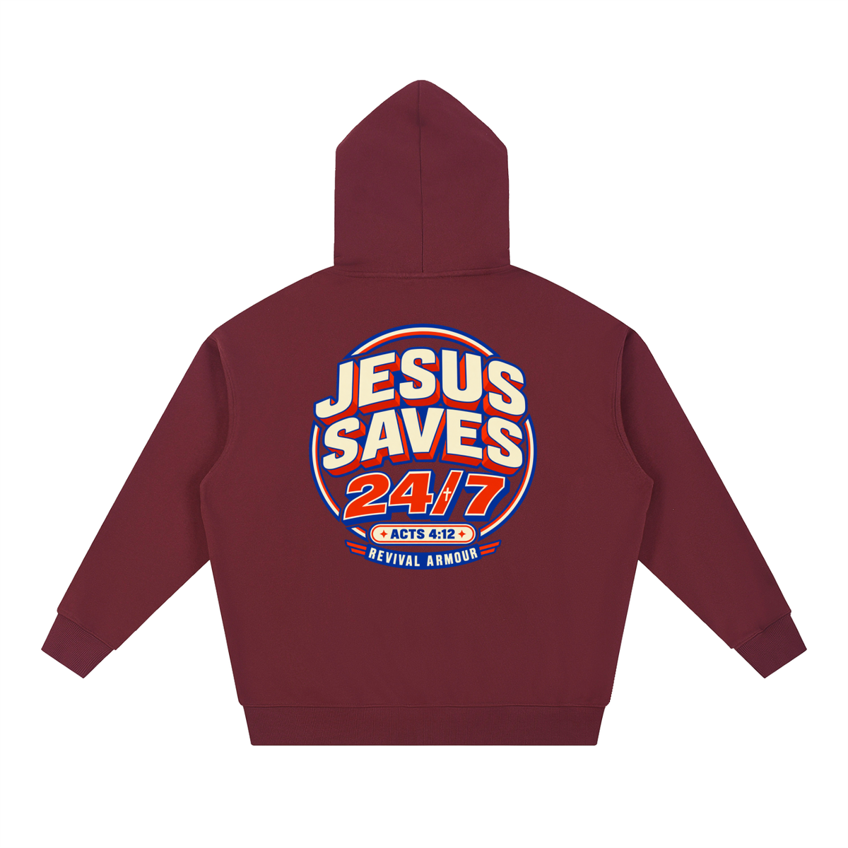 Jesus saves 24/7 Hoodie