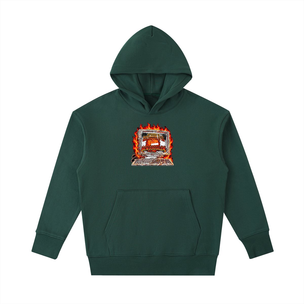 ACCORDING TO REVELATION 22:15, DOGS DON'T GO TO THE NEW JERUSALEM Hoodie