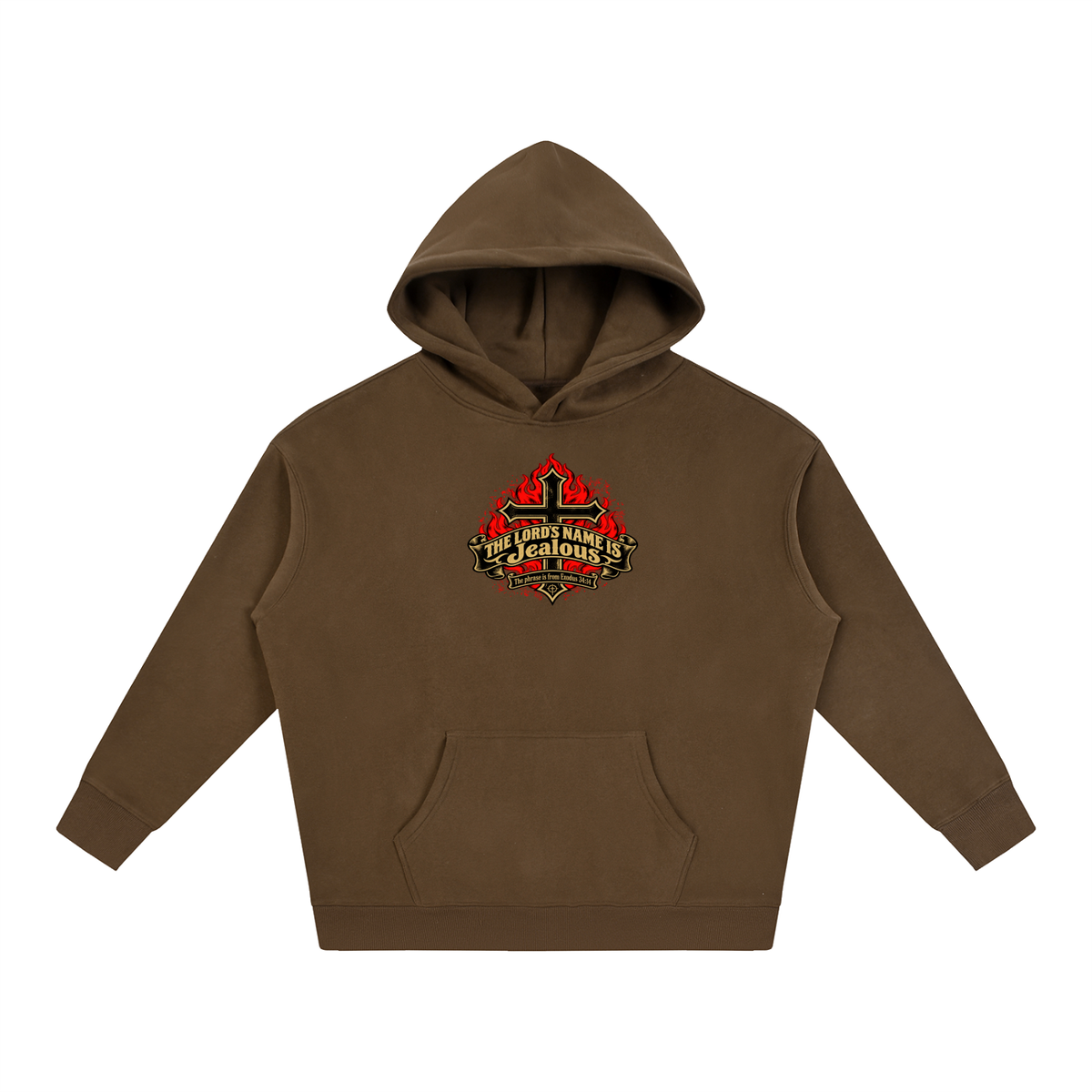 THE LORD'S NAME IS Jealous The phrase is from Exodus 34:14 Hoodie