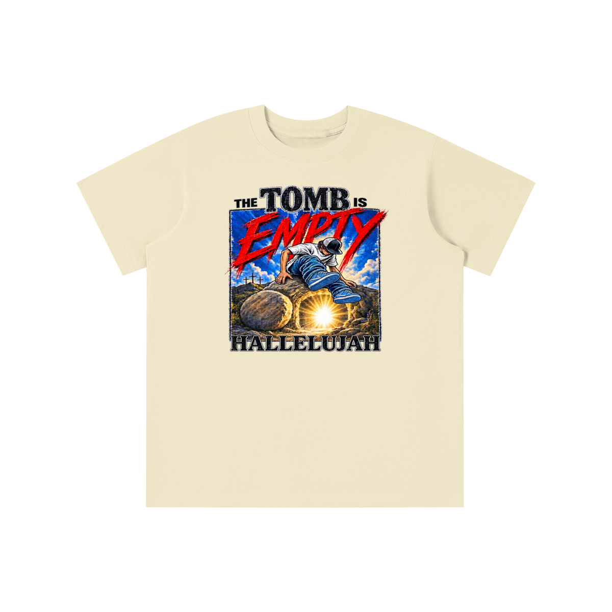 THE TOMB IS EMPTY HALLELUJAH youth T-shirt