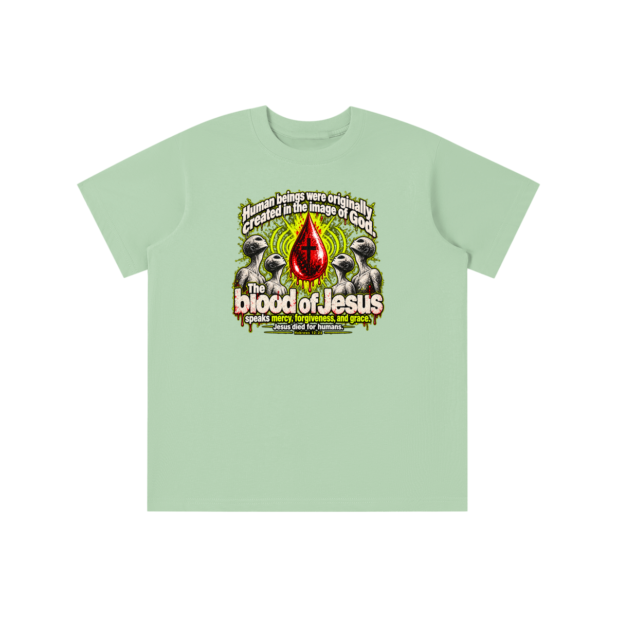 HUMAN BEINGS WERE ORIGINALLY CREATED IN THE IMAGE OF GOD youth T-shirt