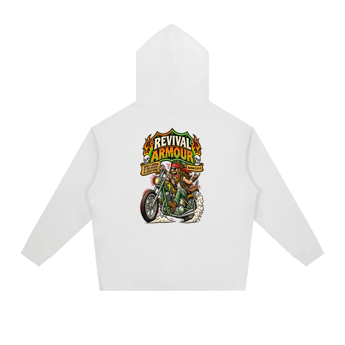 JESUS SAVES REVIVAL ARMOUR SEND A DEMON TO THE DESERT IN THE NAME OF JESUS Hoodie