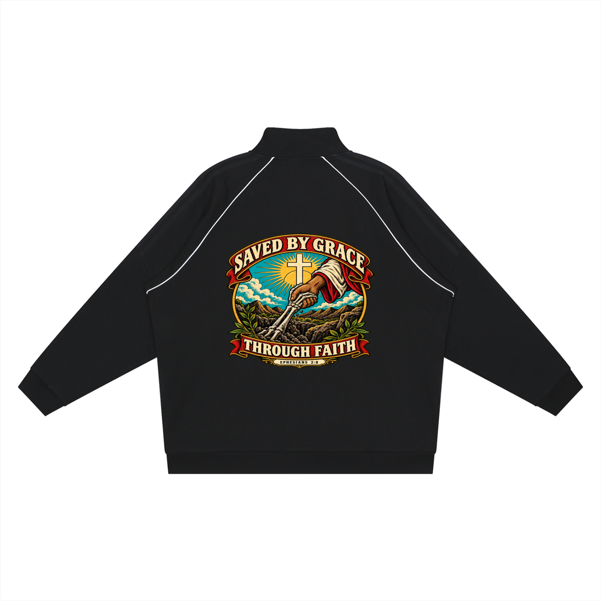 Saved by Grace through Faith Jacket