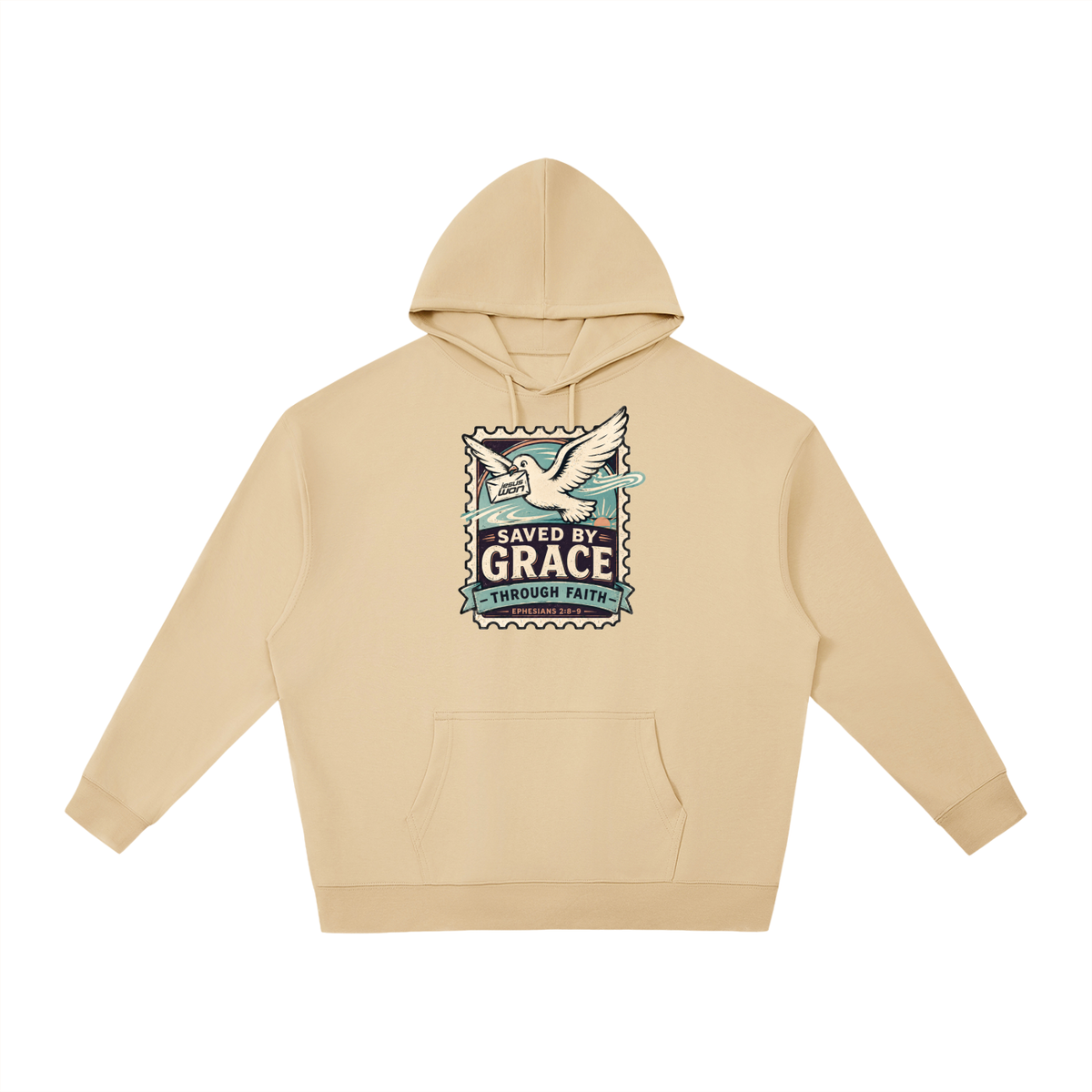 SAVED BY GRACE -THROUGH FAITH- - EPHESIANS 2:8-9 - Hoodie