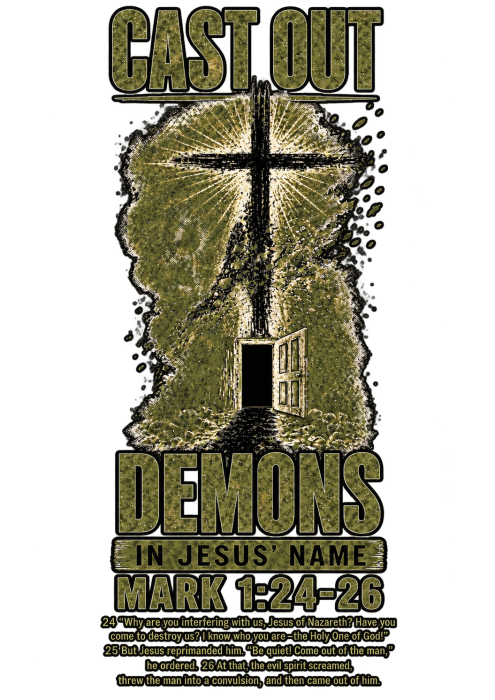Mark 1:24-26 NLT T-Shirt