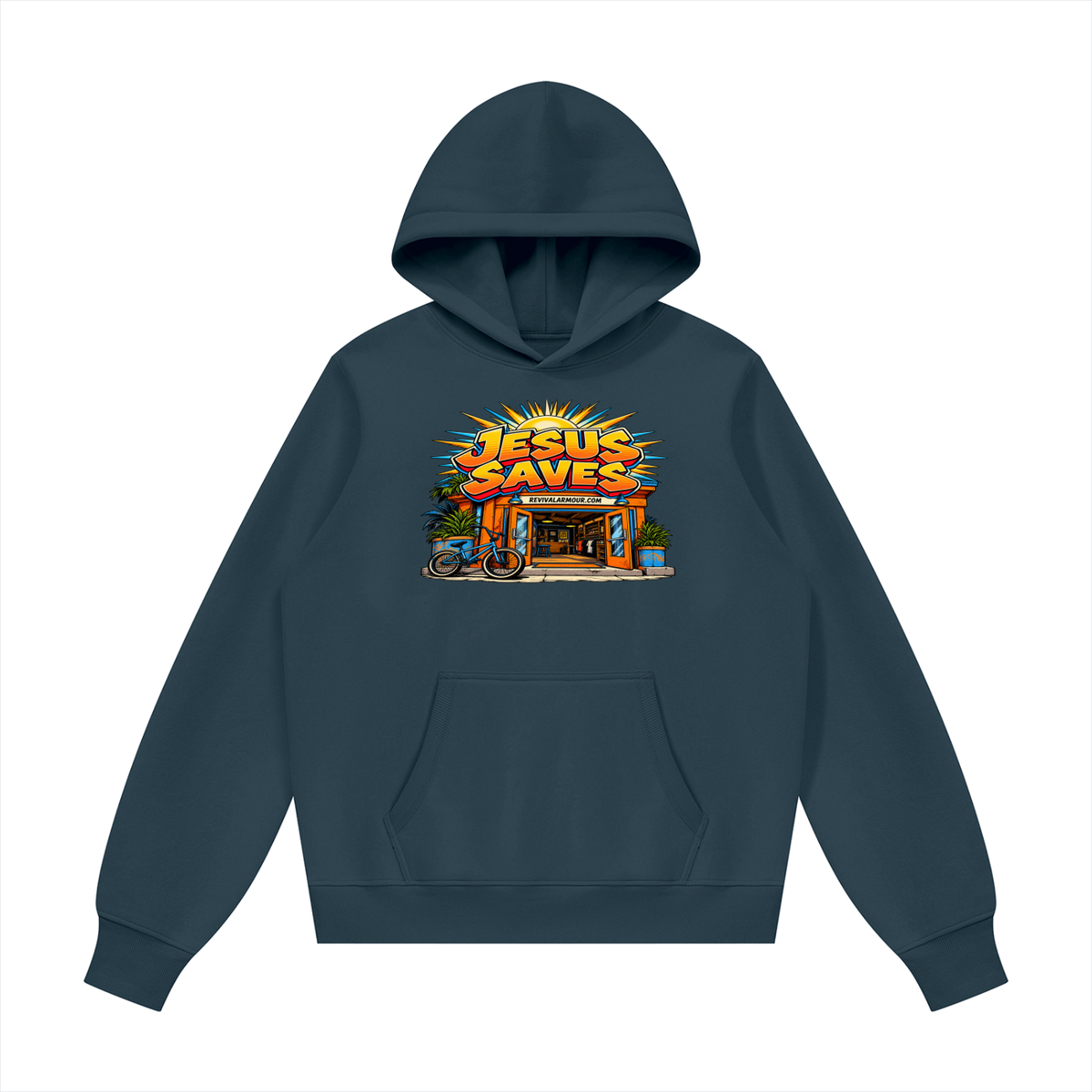 JESUS SAVES REVIVALARMOUR.COM Hoodie