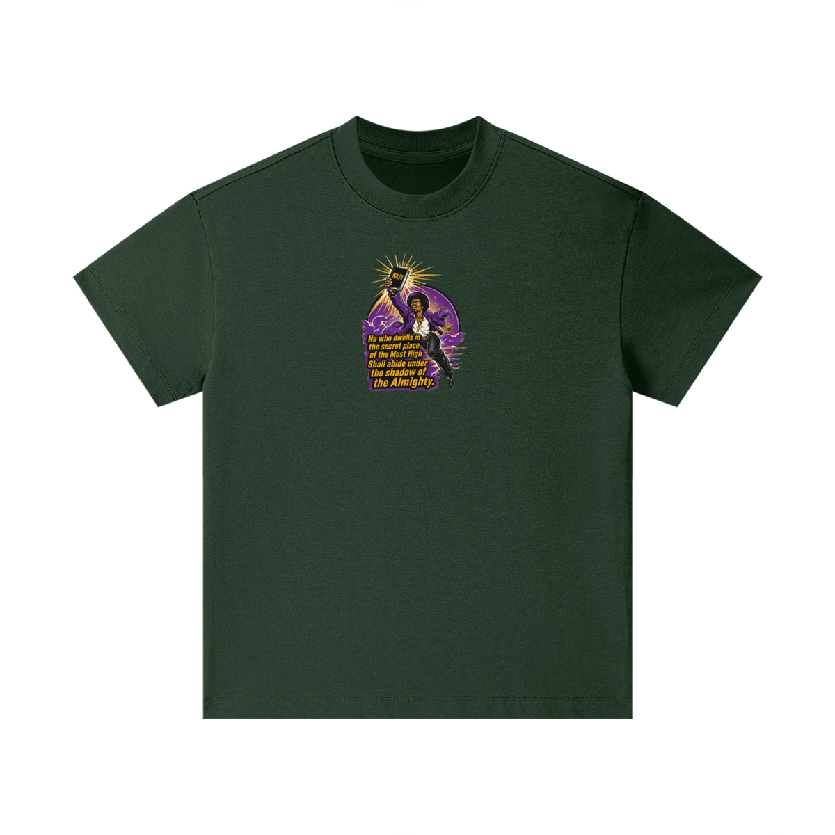 NKJV Psalms 91:1 Kids T-Shirt