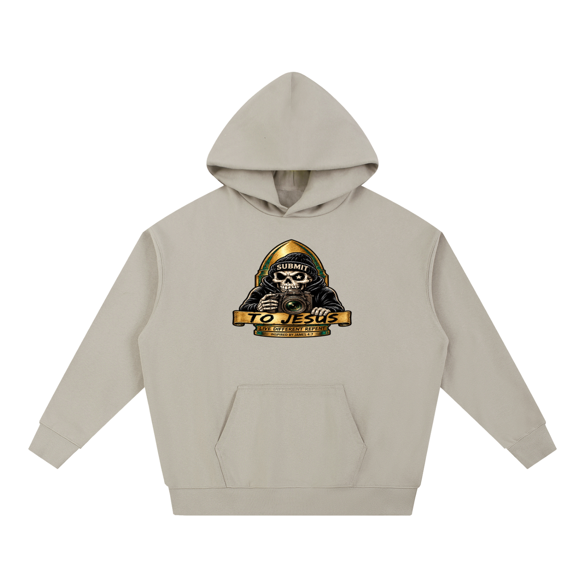 SUBMIT TO JESUS LIVE DIFFERENT REPENT INSPIRED BY JAMES 4:7 Hoodie