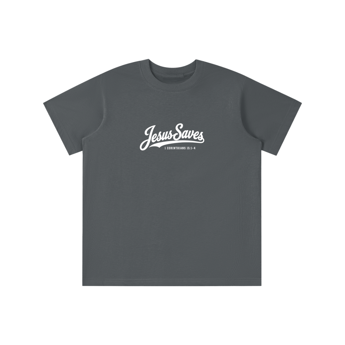 JESUS SAVES 1 Corinthians 15:1-4 youth T-shirt