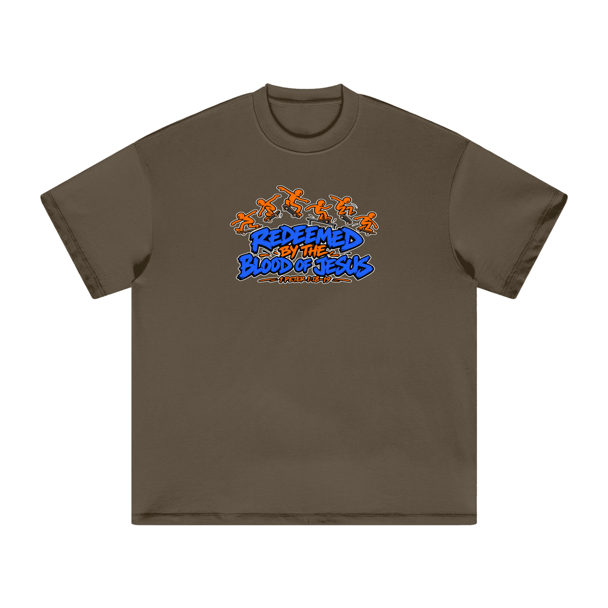 REDEEMED BY THE BLOOD OF JESUS - 1 PETER 1:18-19 - T-Shirt