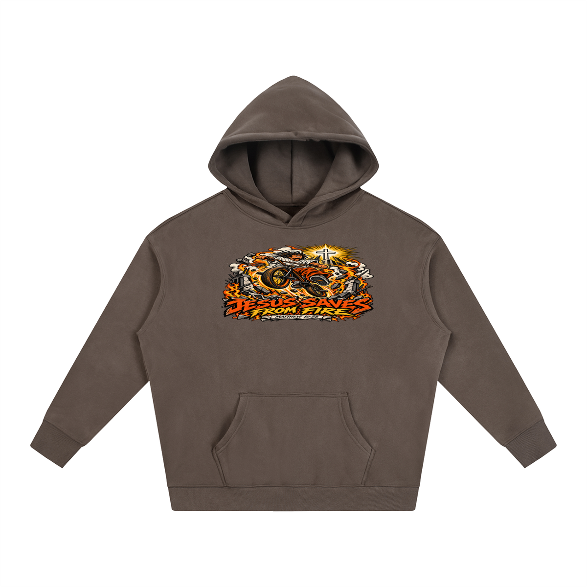 JESUS SAVES FROM FIRE Hoodie