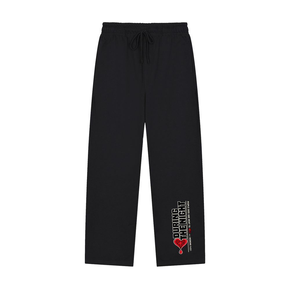 During the night people died and went to hell - (HEBREWS 9:22) Sweatpants