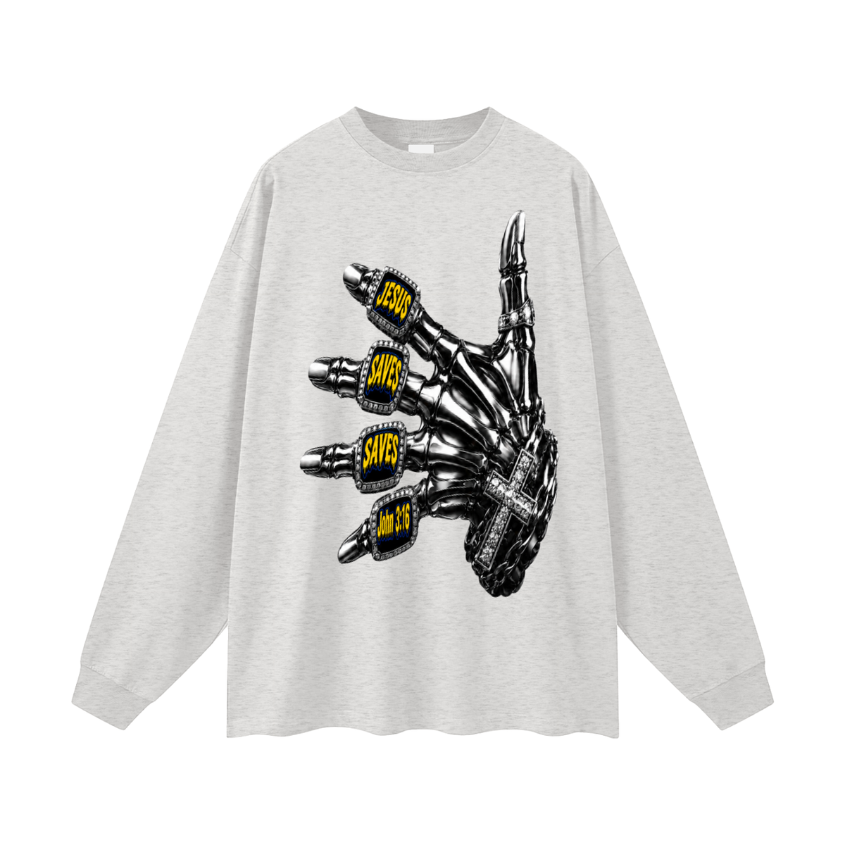 Jesus saves saves John 3:16 Long Sleeve T-Shirt