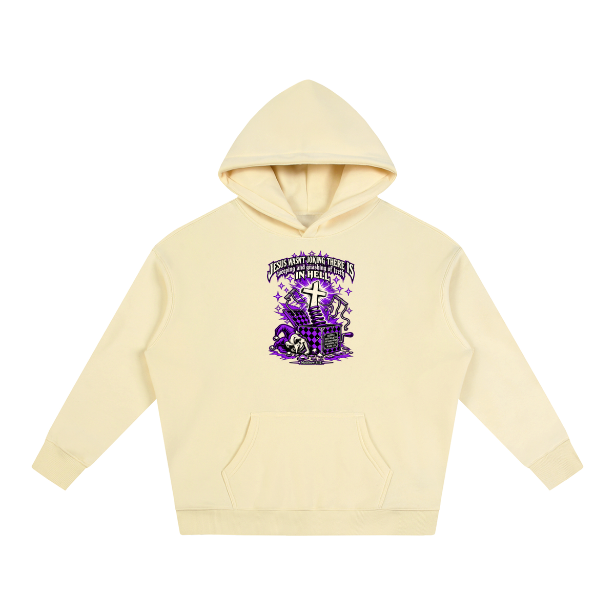 Jesus wasn’t joking there is weeping and gnashing of teeth in hell Hoodie