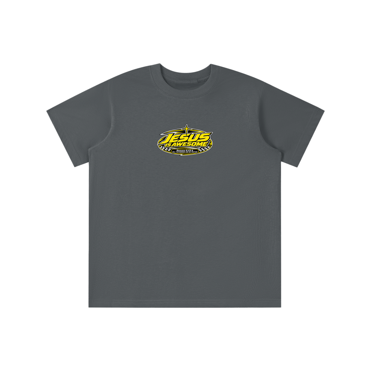 JESUS IS AWESOME ROMANS 6:23 & HELL TESTIMONIES ARE ON YOUTUBE youth T-shirt