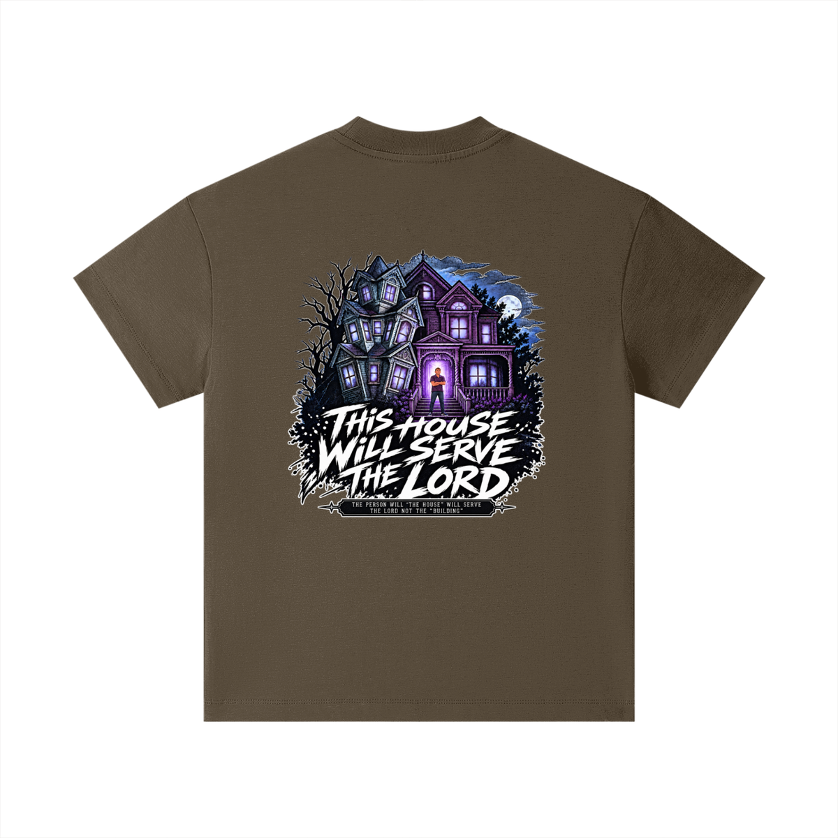 JESUS IS LORD ACCORDING TO JOHN 10:30 THIS HOUSE WiLL SERVE THE LORD THE PERSON WILL "THE HOUSE" WILL SERVE THE LORD NOT THE "BUILDING" Kids T-Shirt