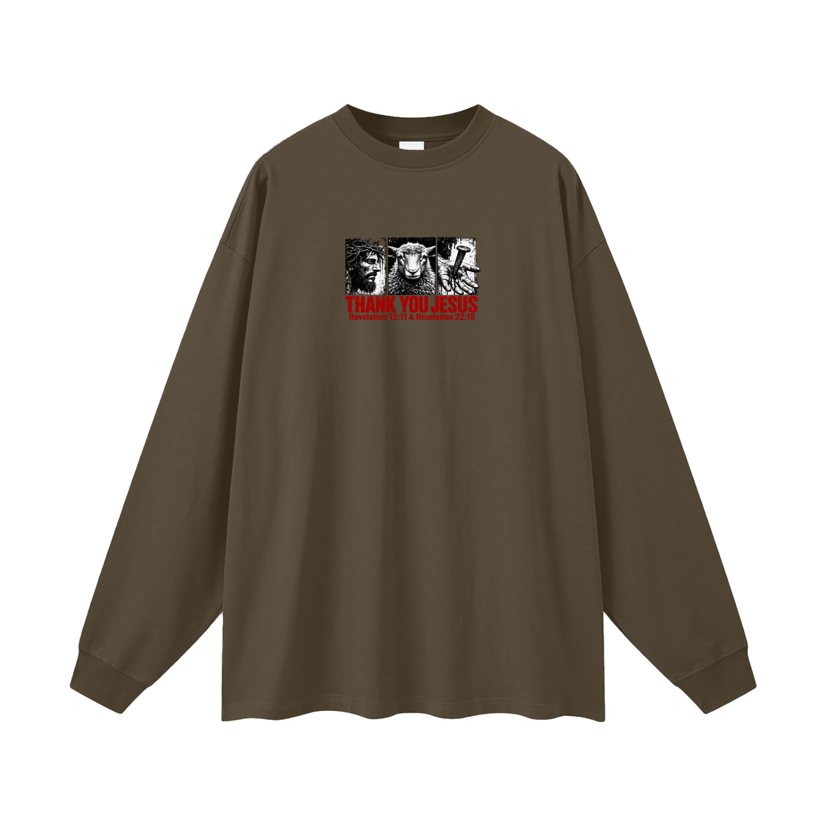 Thank you Jesus Revelation 12:11 & Revelation 12:11 Long Sleeve T-Shirt
