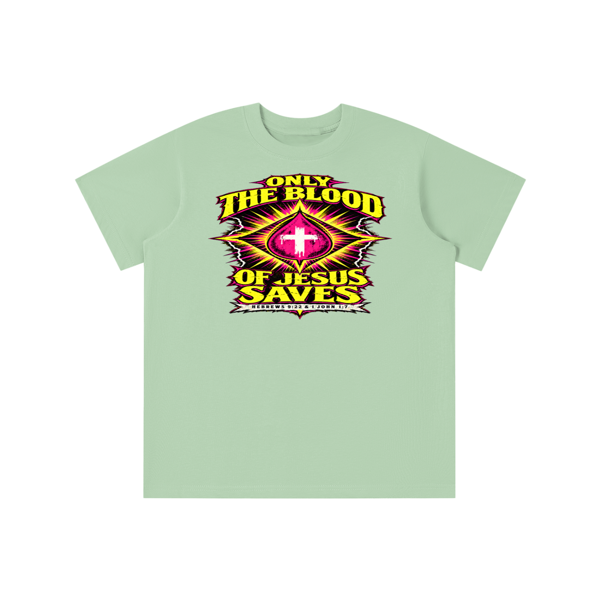 Only the Blood of Jesus saves youth T-shirt