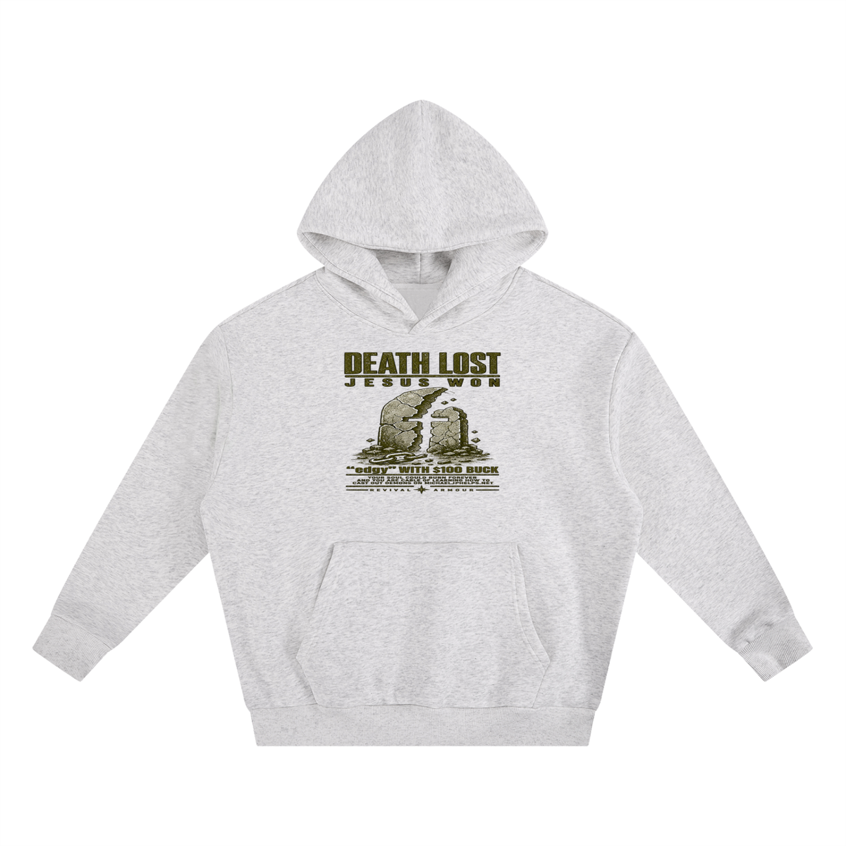 DEATH LOST JESUS WON "edgy" WITH $100 BUCK YOUR SOUL COULD BURN FOREVER AND YOU ARE CABLE OF LEARNING HOW TO CAST OUT DEMONS ON MICHAELJPHELPS.NET Hoodie