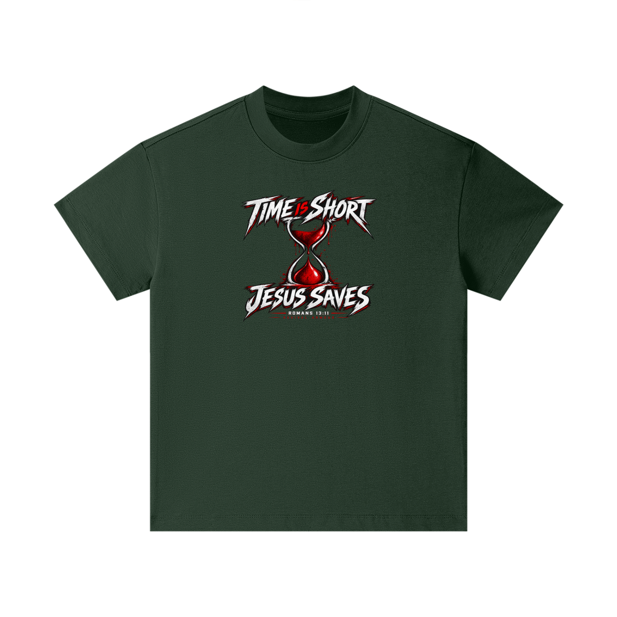 TIME IS SHORT JESUS SAVES ROMANS 13:11 REVIVAL ARMOUR Kids T-Shirt