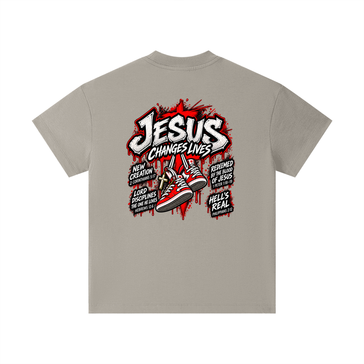 JESUS CHANGES LIVES Kids T-Shirt