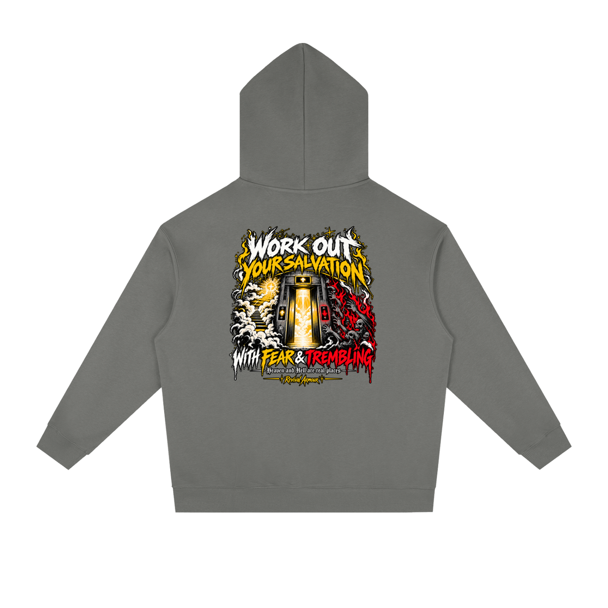 THE WAGE OF SIN IS DEATH WORKOUT YOUR SALVATION WITH FEAR & TREMBLING Hoodie