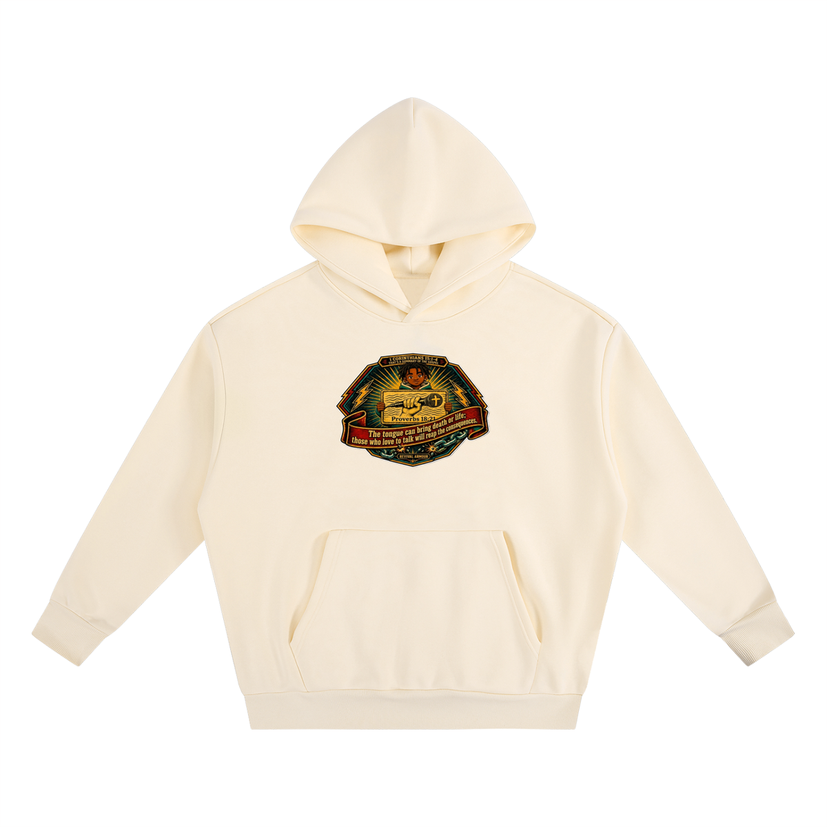 PROVERBS 18:21 NLT Hoodie