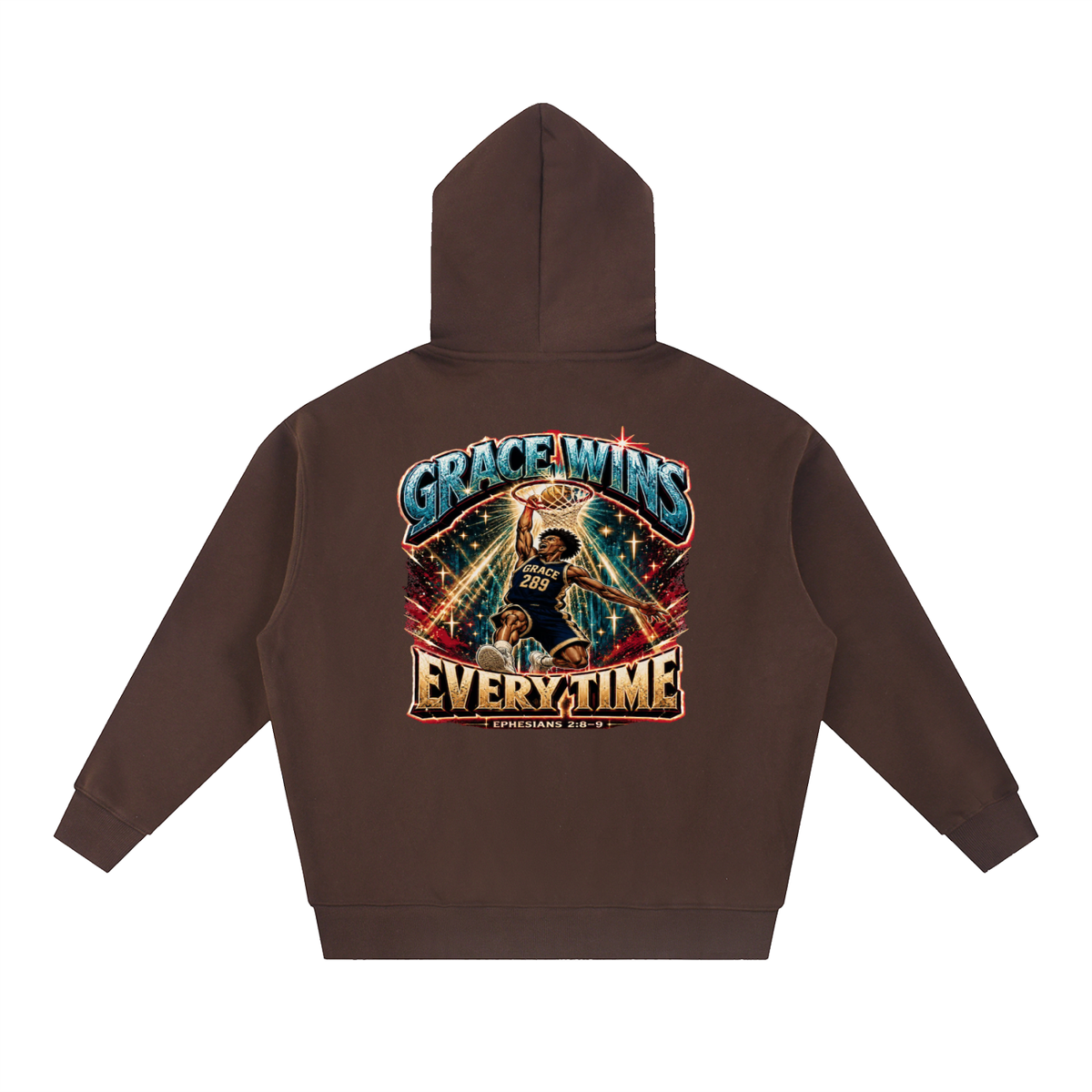 JESUS IS AWESOME GRACE WINS GRACE 289 EVERYTIME EPHESIANS 2:8-9 Hoodie