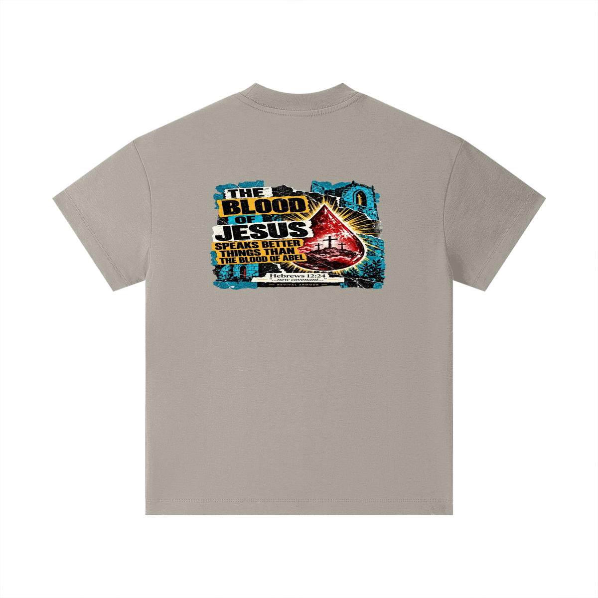 REVIVAL ARMOUR THE BLOOD OF JESUS SPEAKS BETTER THINGS THAN THE BLOOD OF ABEL Kids T-Shirt