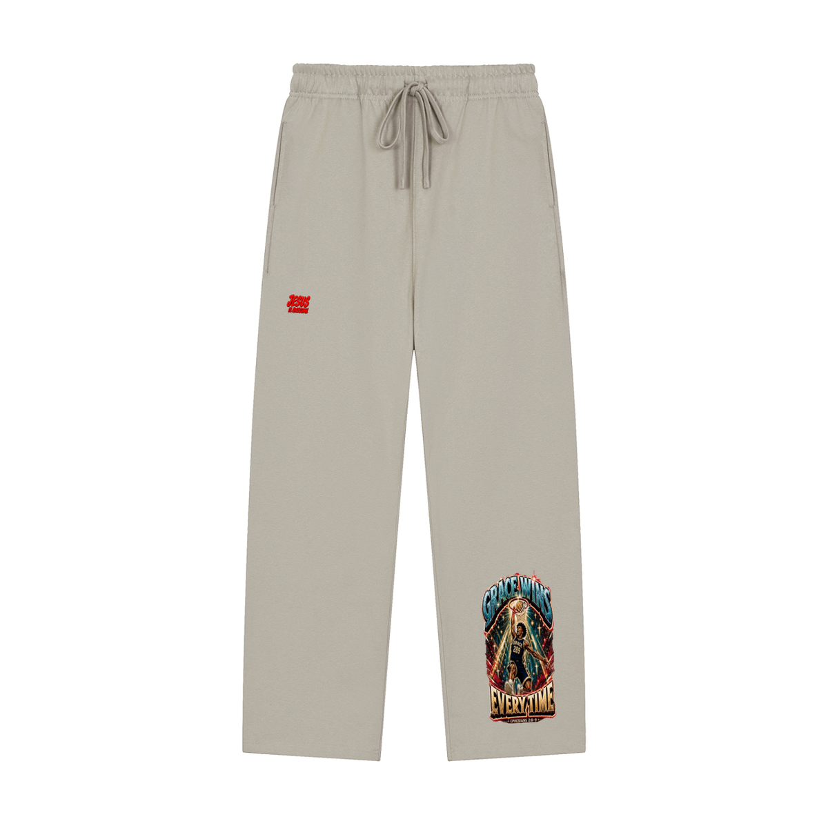 JESUS IS AWESOME GRACE WINS GRACE 289 EVERYTIME EPHESIANS 2:8-9 Sweatpants