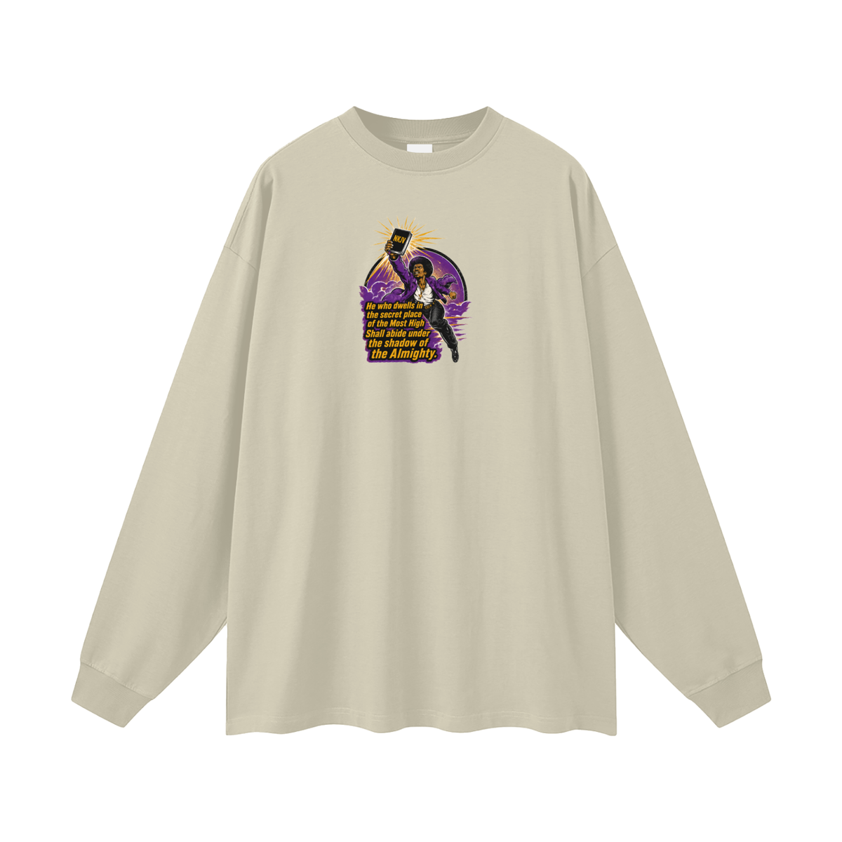 NKJV Psalms 91:1 Long Sleeve T-Shirt