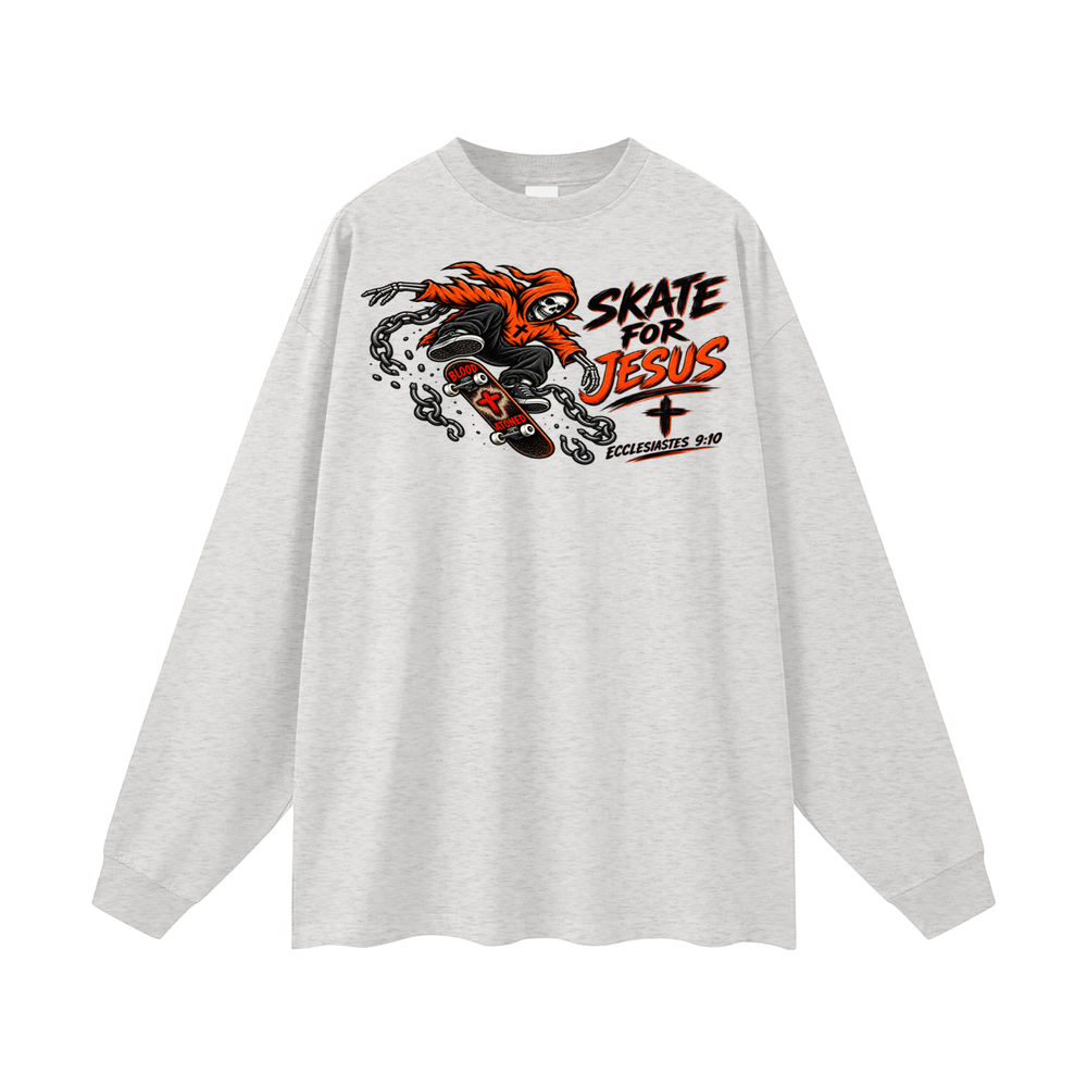 Skate for Jesus Long Sleeve T-Shirt