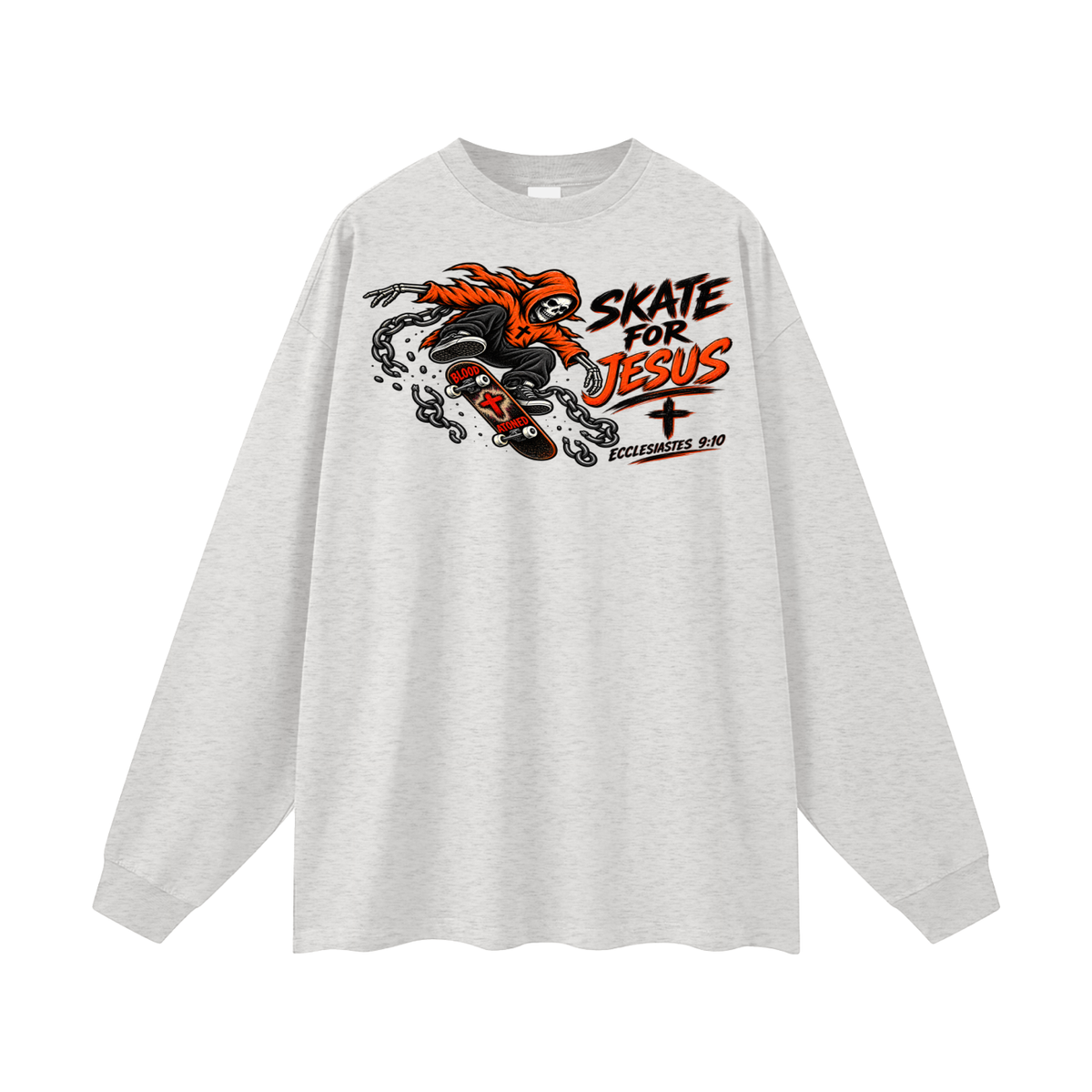 Skate for Jesus Long Sleeve T-Shirt