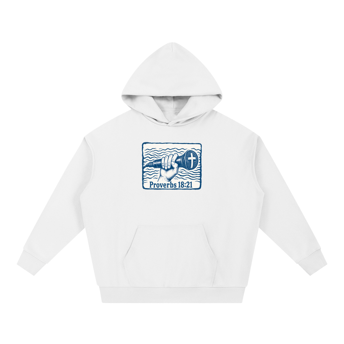 Proverbs 18:21 mic Hoodie