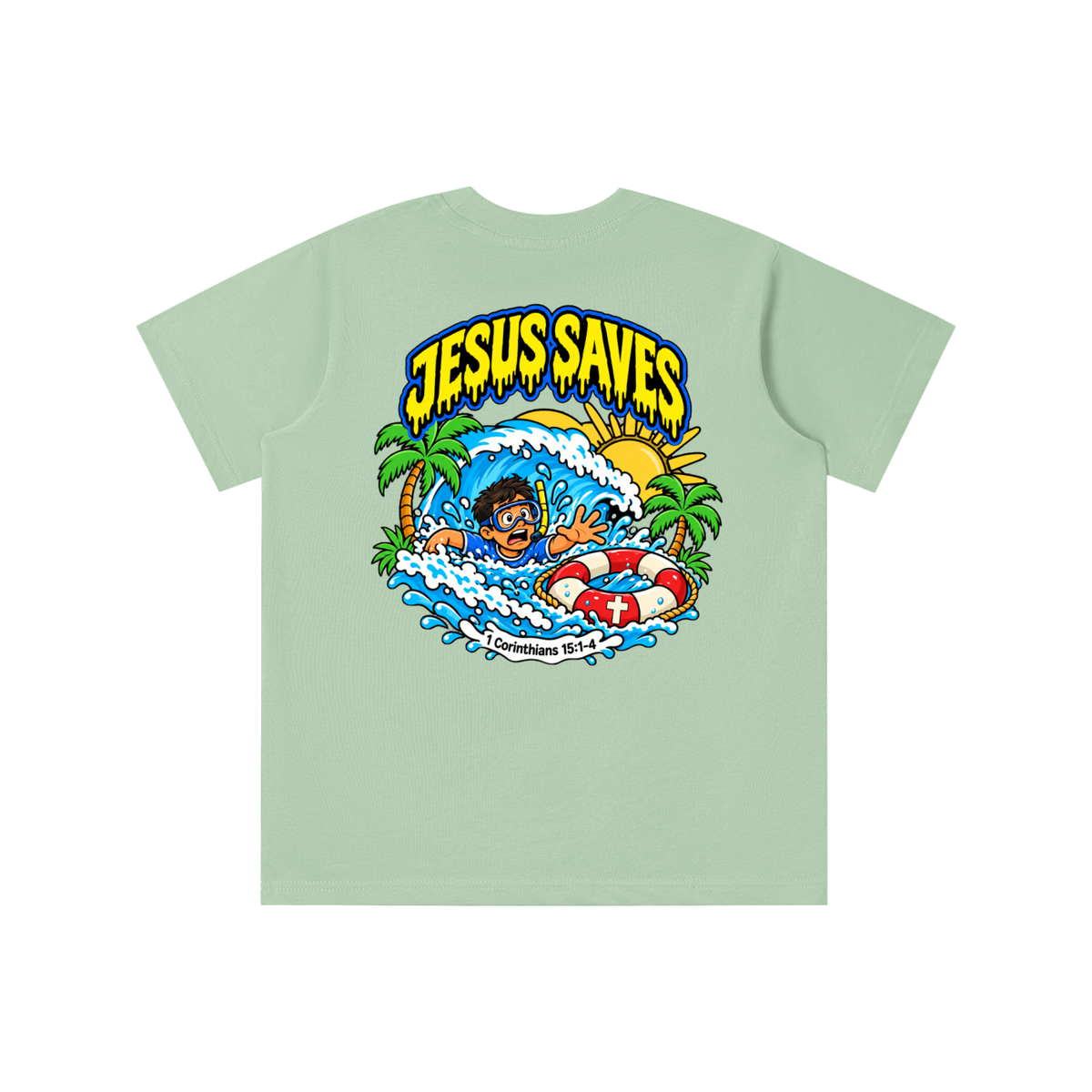 Jesus saves youth T-shirt
