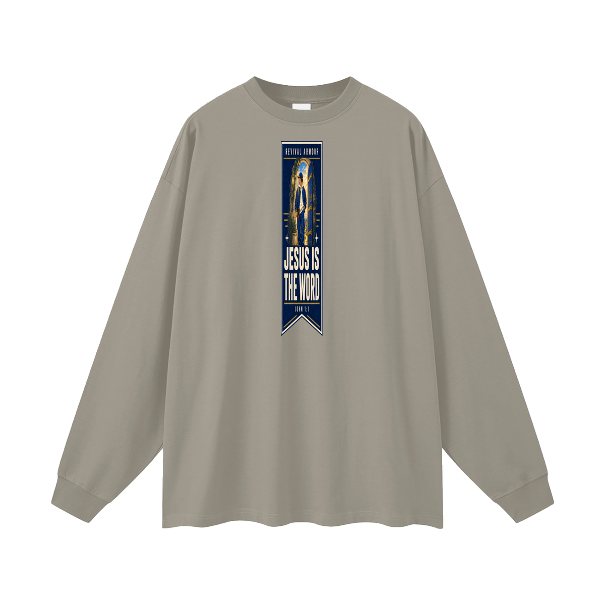 REVIVAL ARMOUR JESUS IS THE WORD _ JOHN 1:1 Long Sleeve T-Shirt