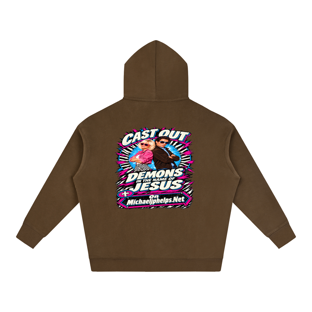Cast out demons in the name of Jesus on Michaeljphelps.Net Hoodie