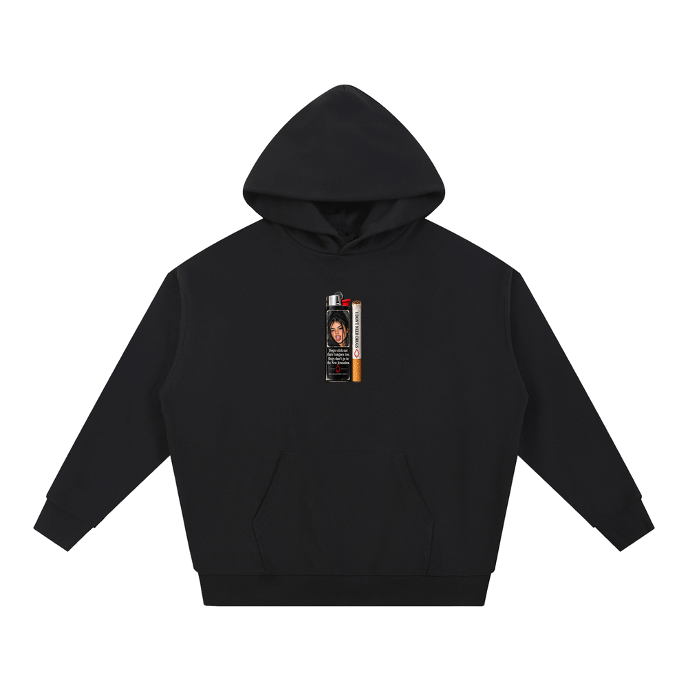 DOGS STICK OUT THEIR TONGUES TOO. DOGS DON'T GO TO THE NEW JERUSALEM REVELATION 22:15 I DON'T NEED DRUGS Hoodie