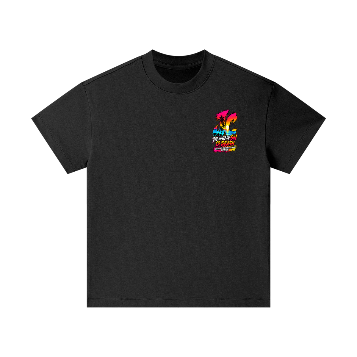 THE WAGE OF SIN IS DEATH AND THERE ARE JESUS CHRIST TESTIMONIES ON YOUTUBE Kids T-Shirt
