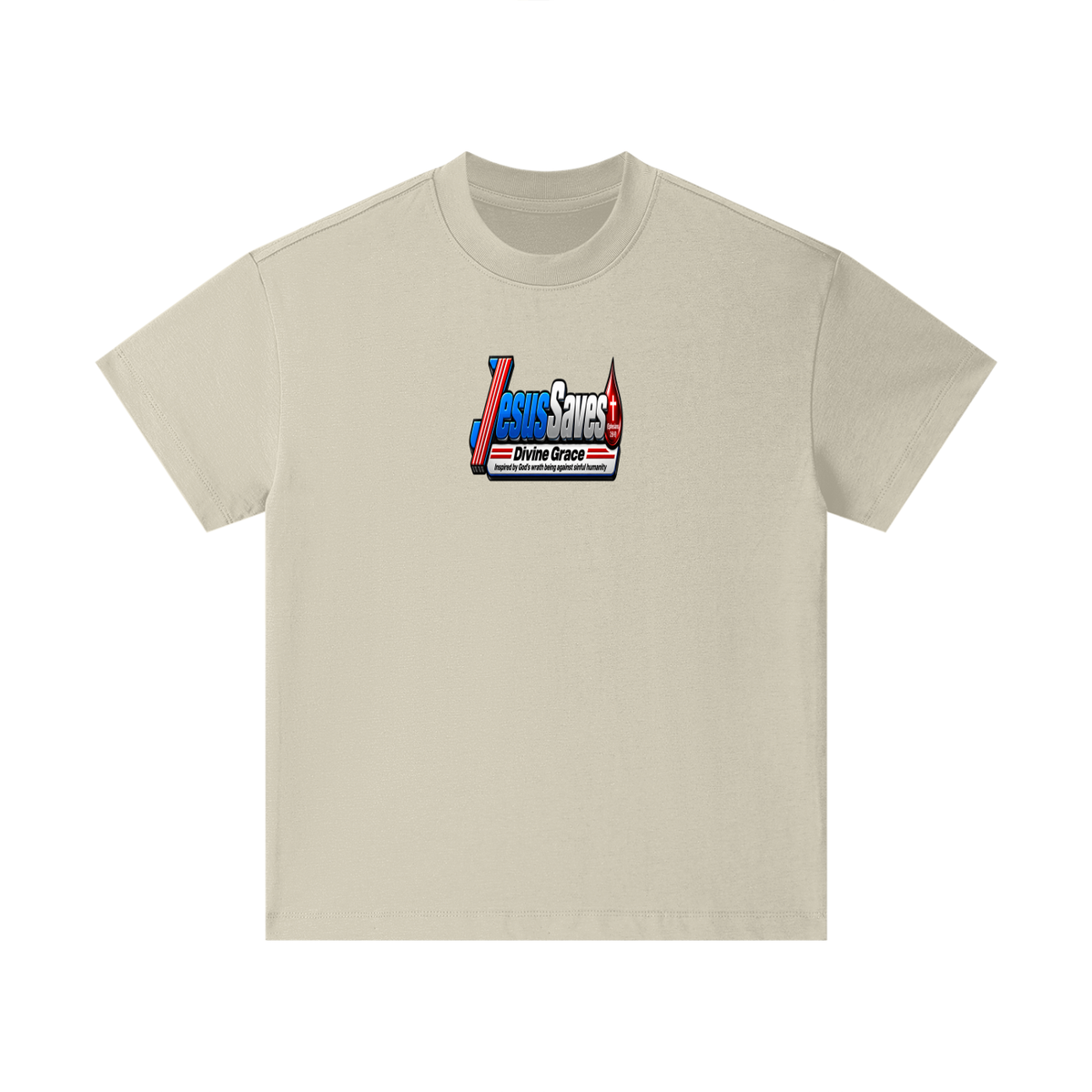 JESUS SVAES (EPHESIANS 2:8-9) DIVINE GRACE INSPIRED BY GOD'S WRATH BEING AGAINST SINFUL HUMANITY Kids T-Shirt