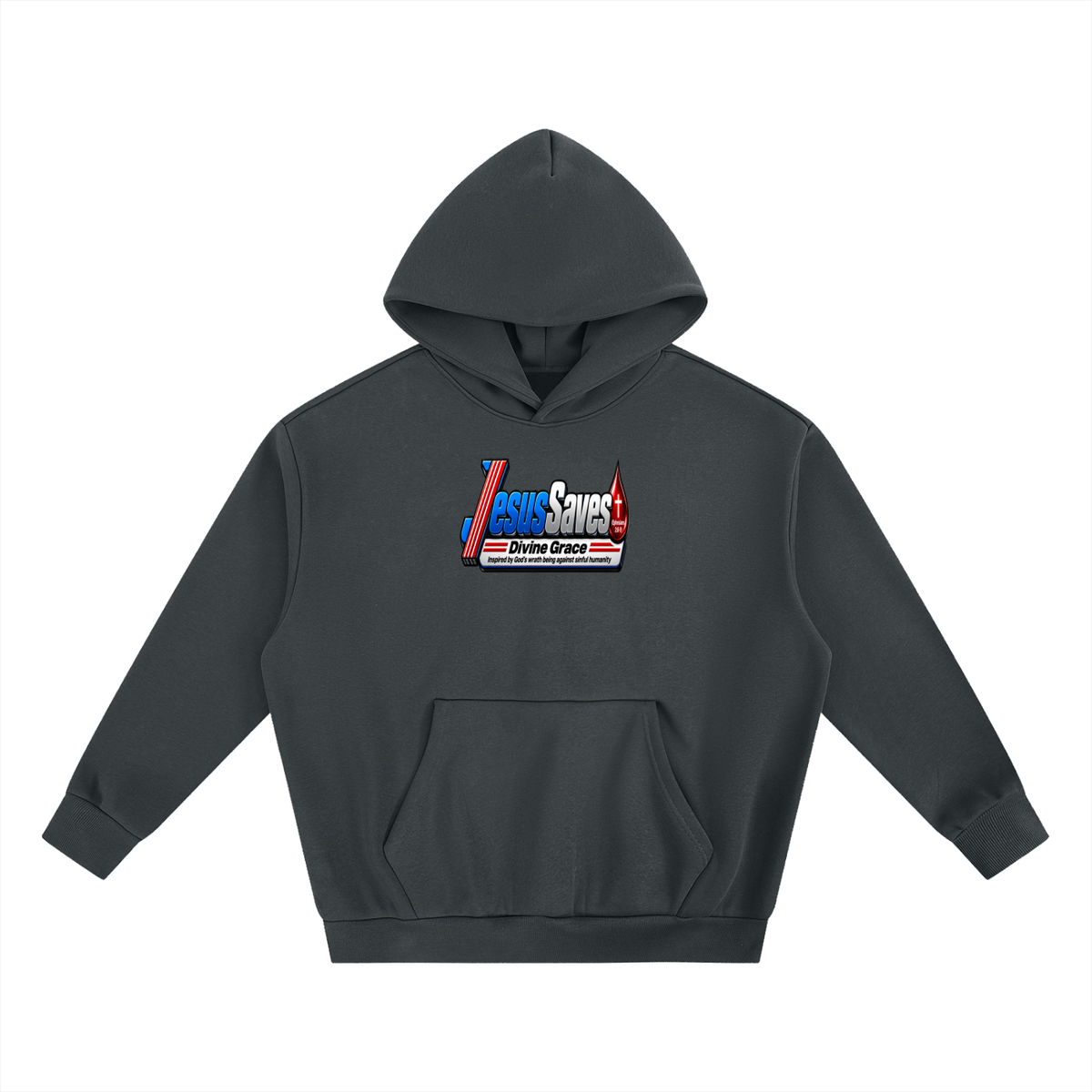 JESUS SVAES (EPHESIANS 2:8-9) DIVINE GRACE INSPIRED BY GOD'S WRATH BEING AGAINST SINFUL HUMANITY Hoodie