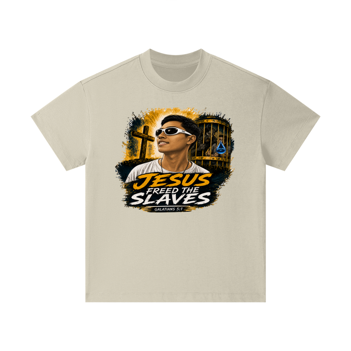 Jesus freed the slaves Kids T-Shirt