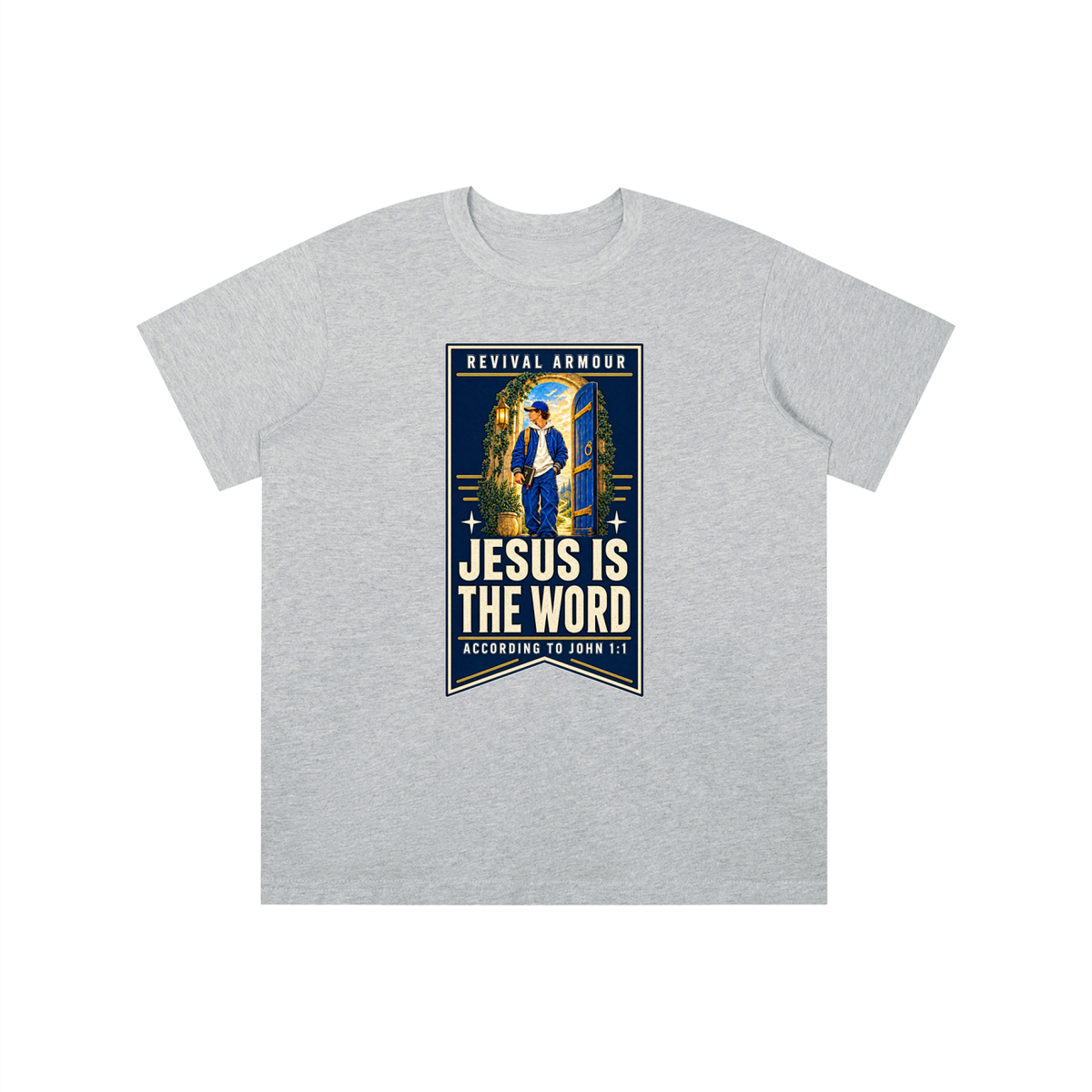 JESUS IS THE WORD ACCORDING TO JOHN 1:1 youth T-shirt