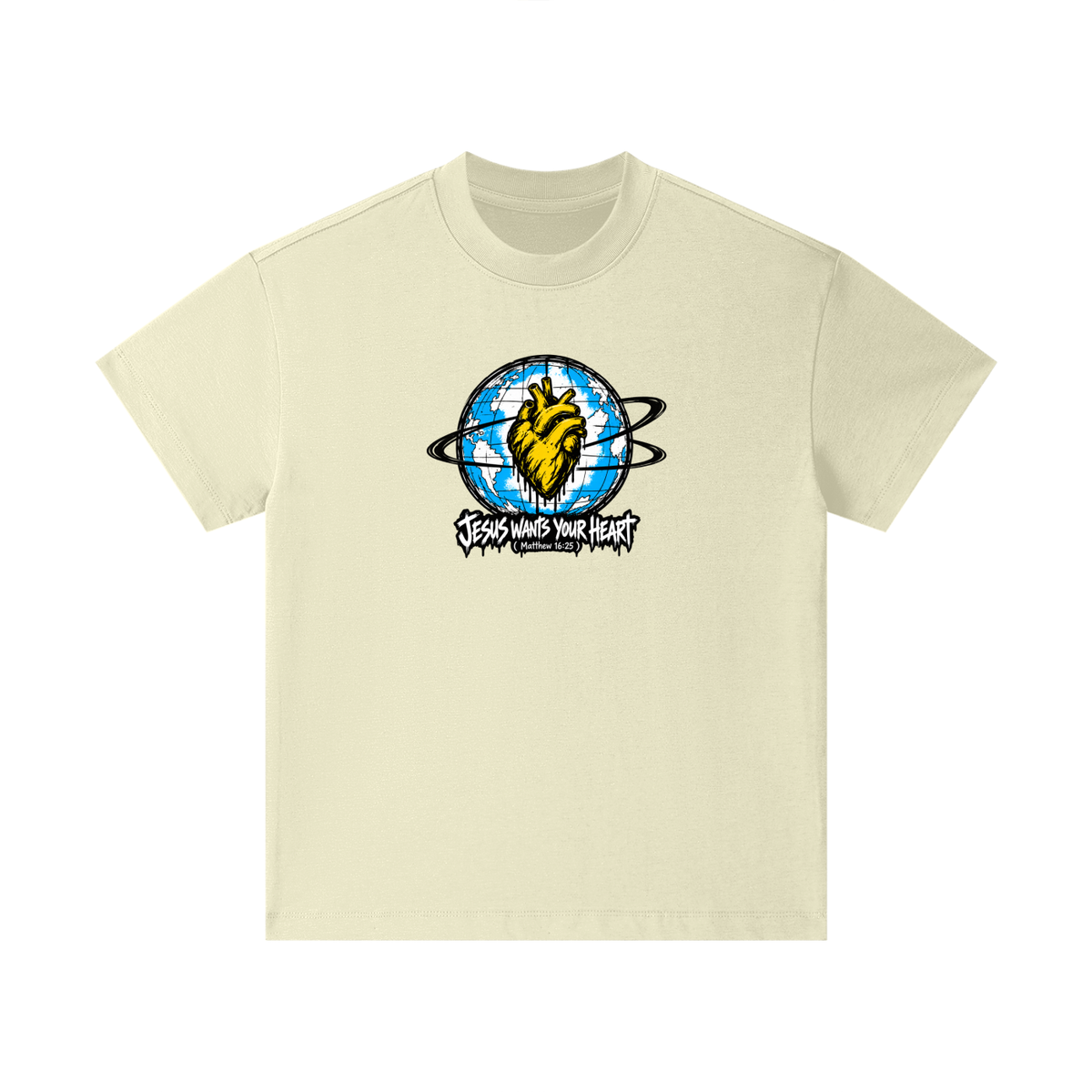 JESUS WANTS YOUR HEART ( MATTHEW 16:25 ) Kids T-Shirt