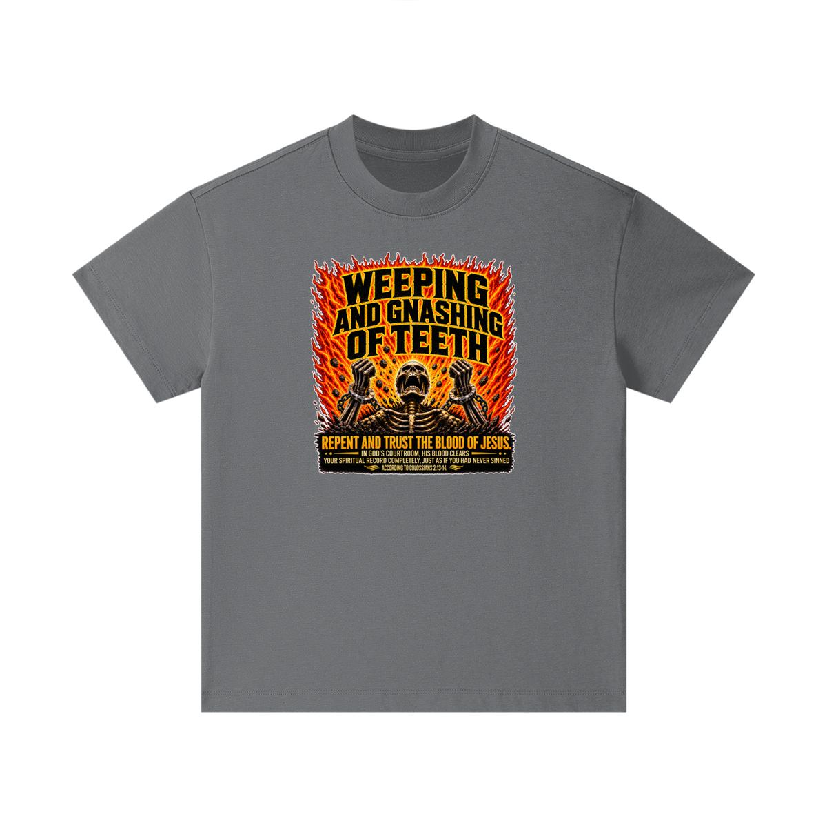 WEEPING AND GNASHING OF TEETH Kids T-Shirt