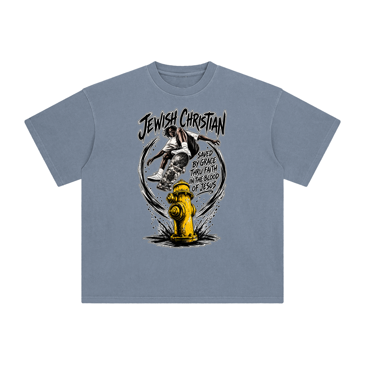JEWISH CHRISTIAN SAVED BY GRACE THRU FAITH IN THE BLOOD OF JESUS T-Shirt