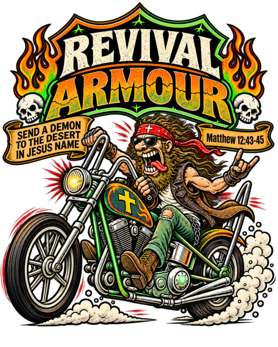 REVIVAL ARMOUR SEND A DEMON TO THE DESERT IN JESUS NAME [MATTHEW 12:43-45] youth' T-shirt