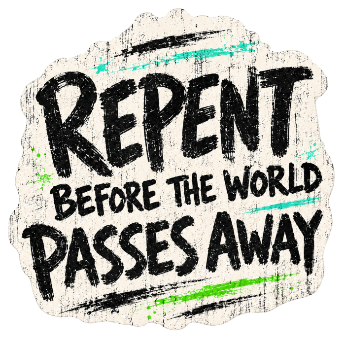REPENT BEFORE THE WORLD PASSES AWAY Hoodie